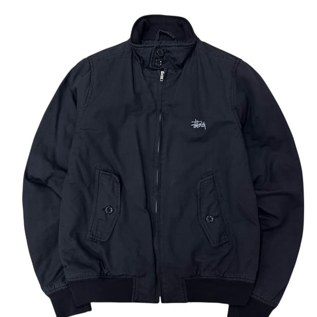 스투시 기어 해링턴자켓 블랙 (S) 