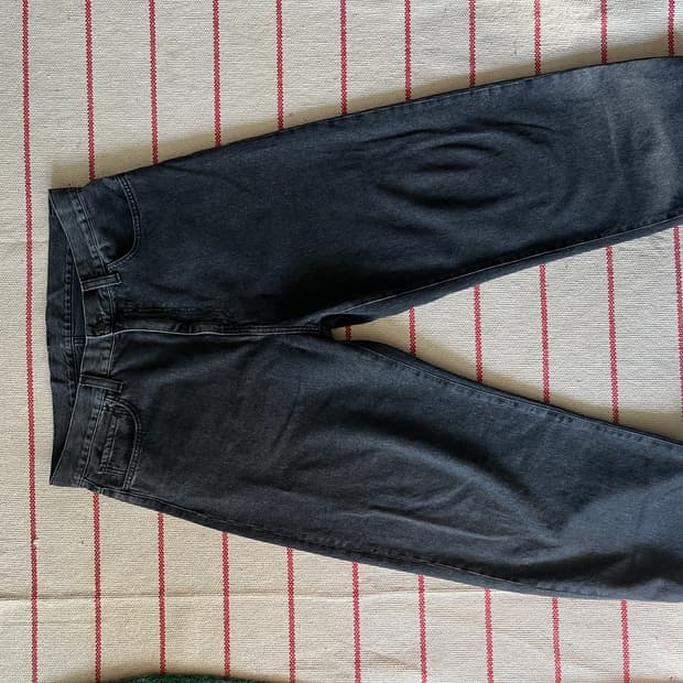 칼하트 WIP 흑청 데님팬츠 34