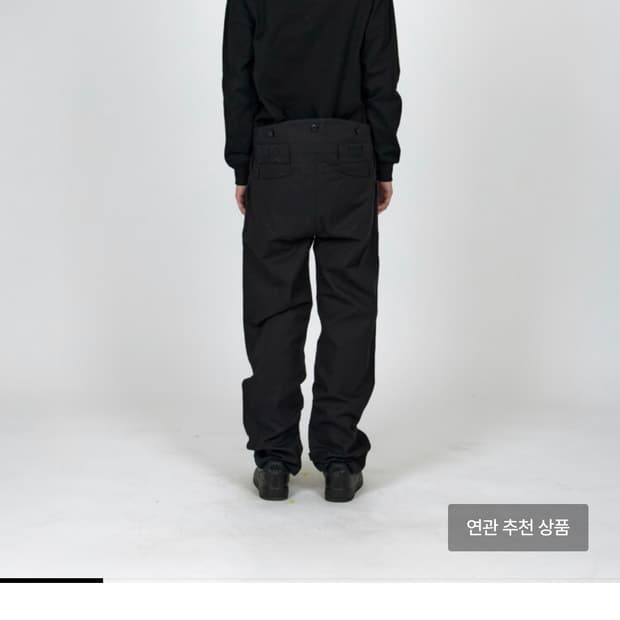(풀구성) MPa RAISED WAIST PANTS (BLACK) M