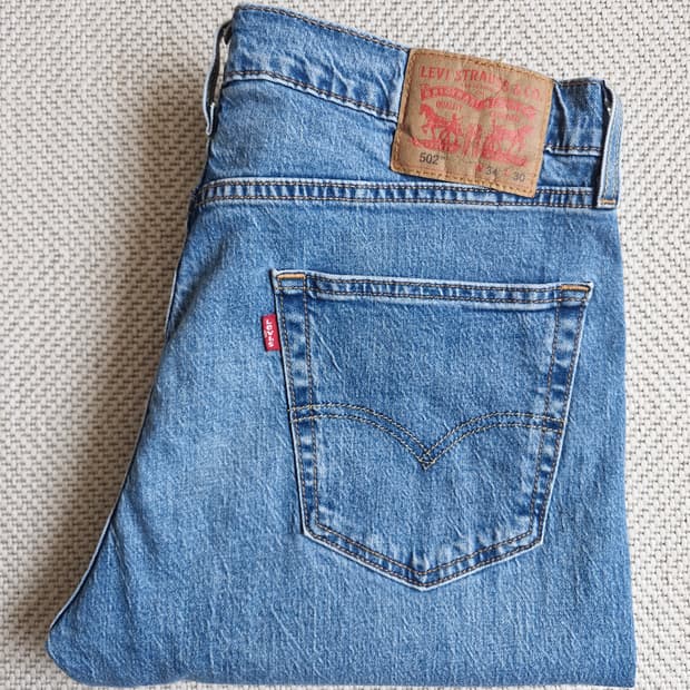 리바이스 502 테이퍼 진 34
