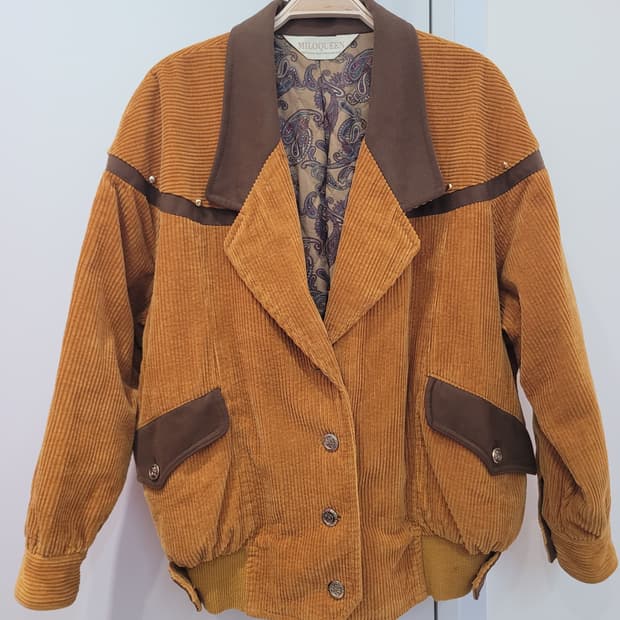 일본빈티지 JPN 코듀로이 빈티지 자켓 여성용 55~88 프리사이즈