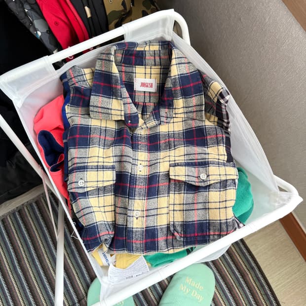 조거쉬 플란넬 멀티 셔츠