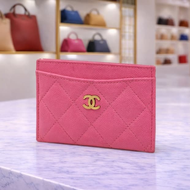 [S급] 샤넬 클래식 캐비어 카드지갑 카드홀더 판매합니다!!!