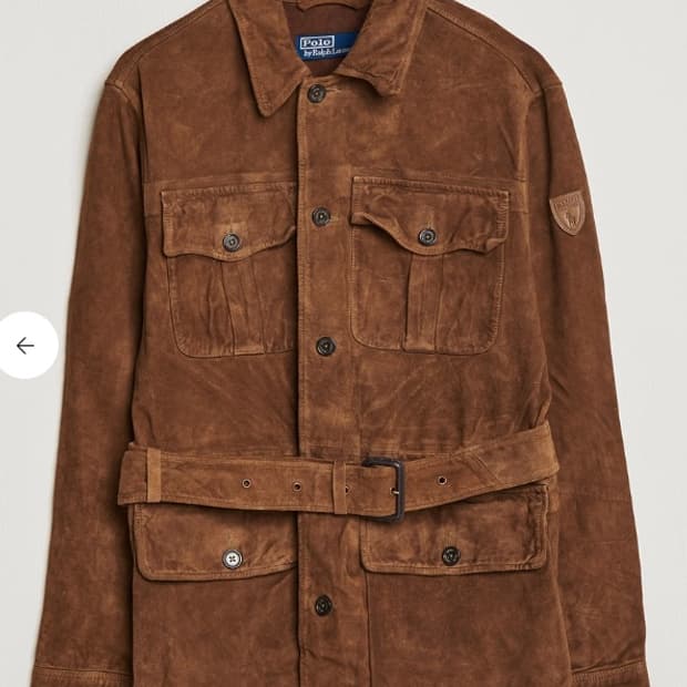 폴로랄프로렌 RRL 스웨이드 필드자켓 M