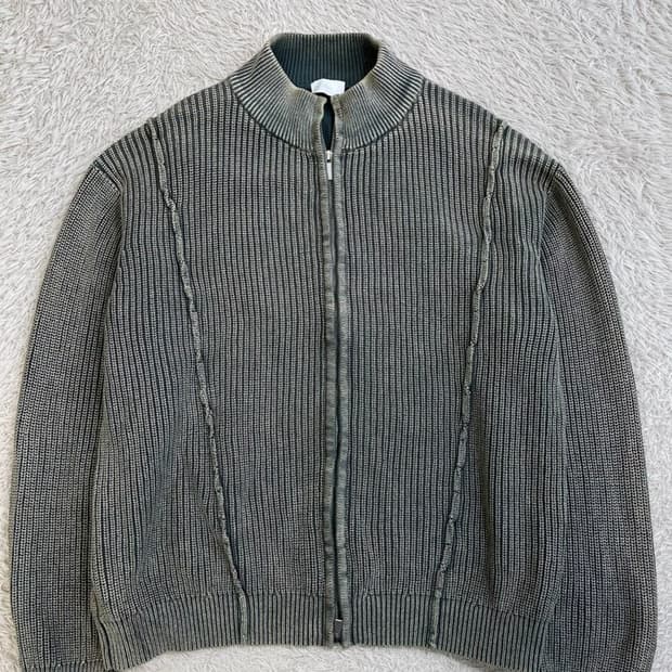 빈티지 니트 집업 가디건/#2815