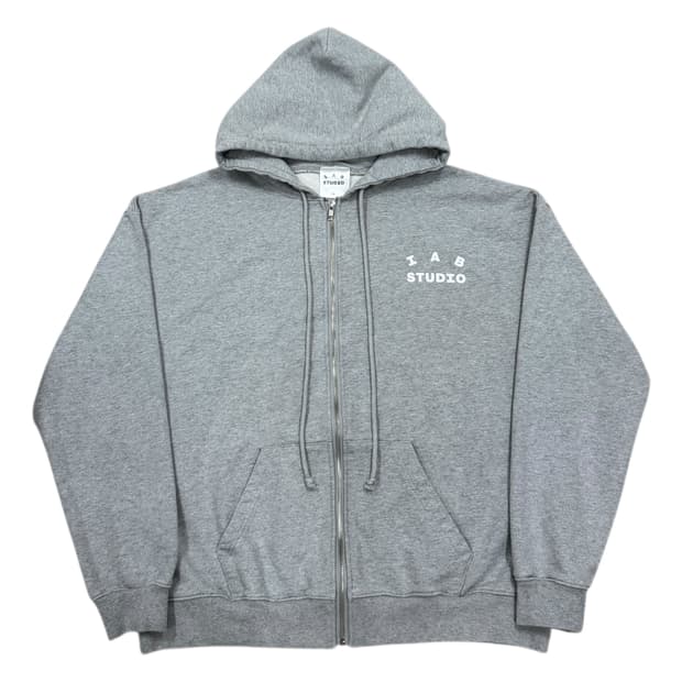 아이앱스튜디오 후드집업 자켓 그레이 XL