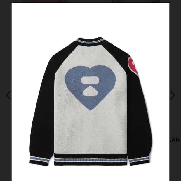 베이프 Aape 에이프 스웨터 후드집업