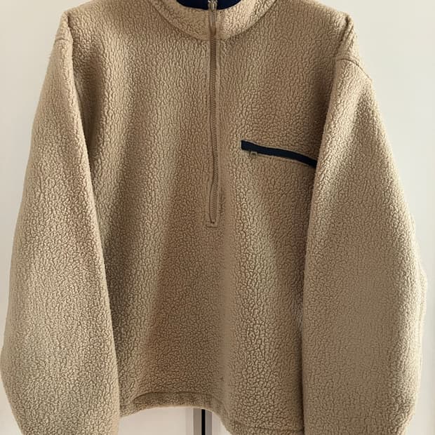 90s ll.bean 플리스 하프집업