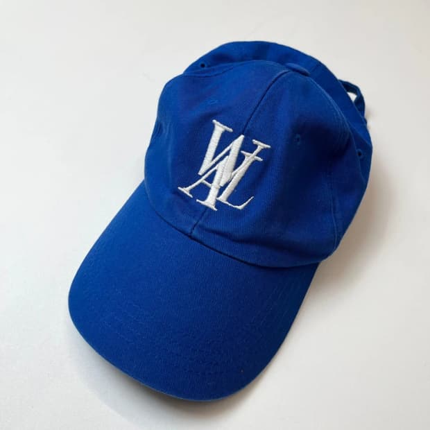 우알롱 시그니처 로고 볼캡 A1444