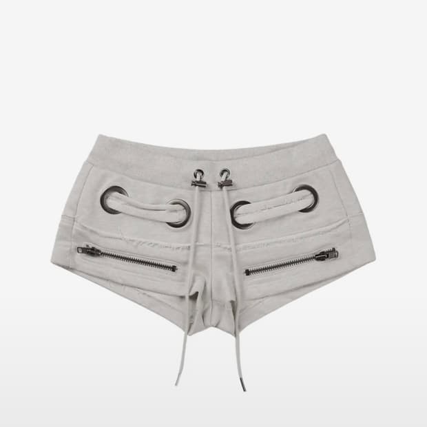 보니앤키예 Eyelet Short Pants (Oatmeal)
