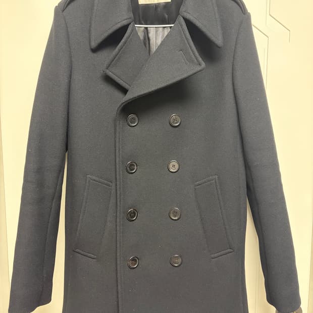 [에디 아카이브] 생로랑 15AW 더블 코트 (울/캐시미어 혼방)