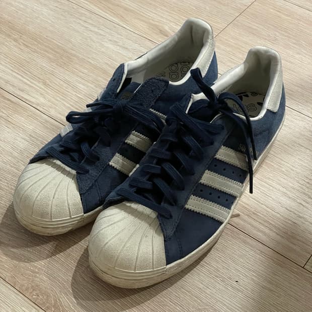 아디다스 슈퍼스타 네이비/화이트 240사이즈
