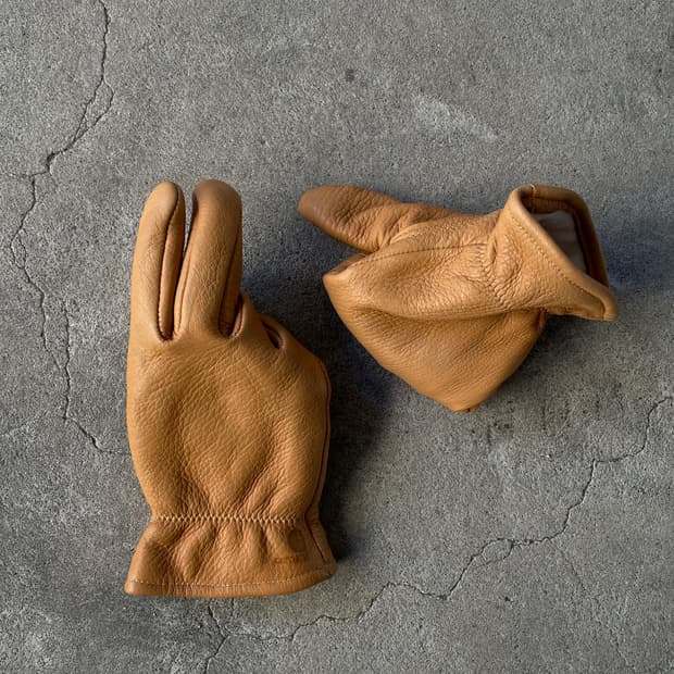 Rare!)80-90s Carhartt Deer Skin  Gloves