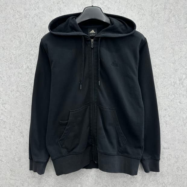 95 아디다스 남자 백프린팅 후드집업