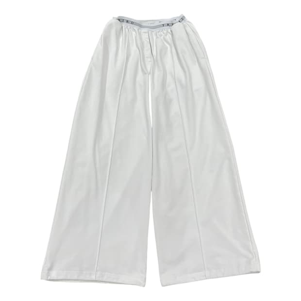 트리밍버드 밴딩 스웻 셋업 스트링팬츠 화이트