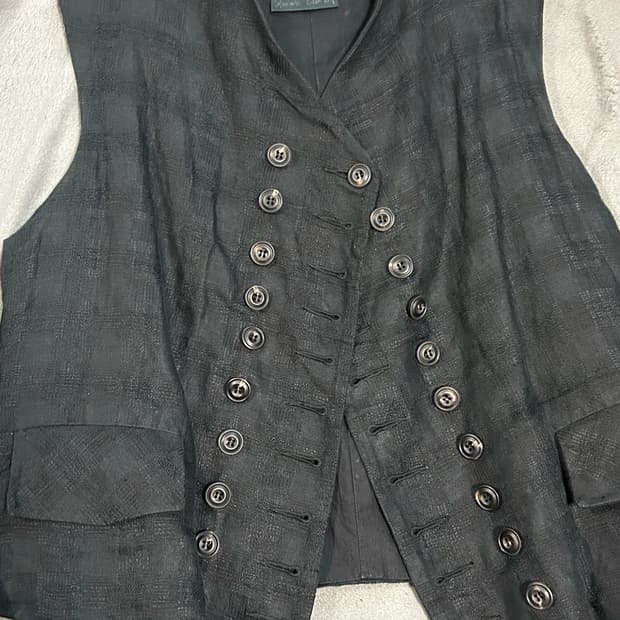 존 알렉산더 스켈튼 더블 브레스티드 베스트