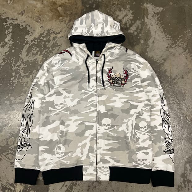 밴슨 카모스컬 후드집업 2XL