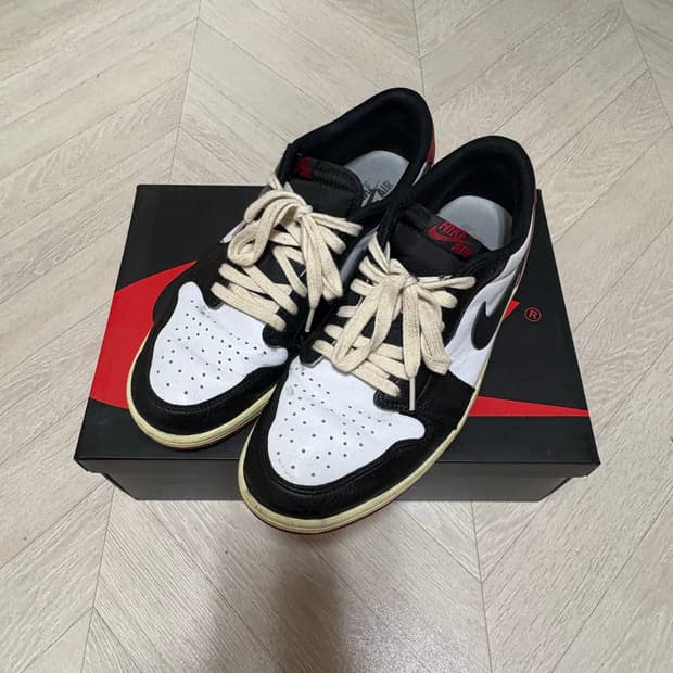 [290] 나이키 조던1 로우 블랙토