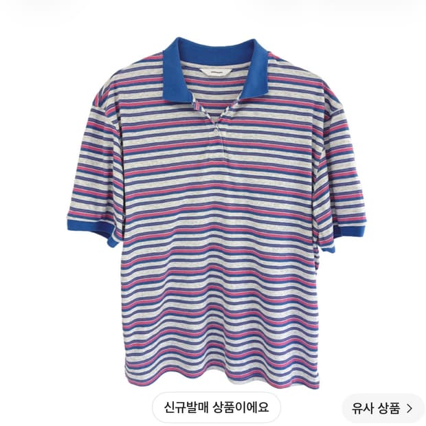 [1] 논노드 섬머 폴로 셔츠 멀티 스트라이프