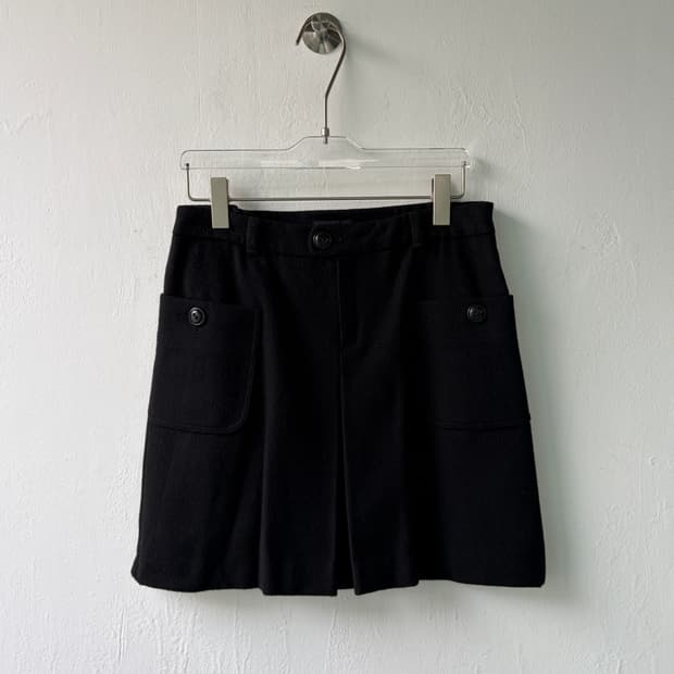 아페쎄 울 투포켓 스커트