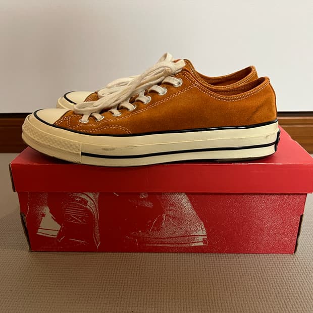 무료배송 - 컨버스 척테일러 1970s 스웨이드 로우(오렌지비터스)270