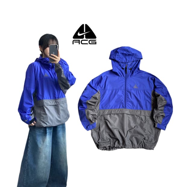 나이키 ACG 00s 풀오버 패커블 아노락 바람막이 자켓