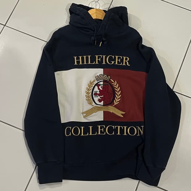 타미힐피거 오리지널 콜렉션 후드티 네이비