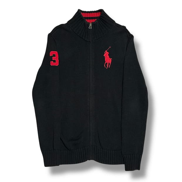 Polo Ralph Lauren 빅포니 코튼 니트집업