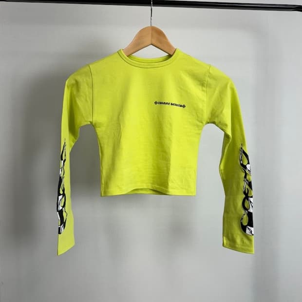 크롬하츠 매티보이 아이즈 롱슬리브 크롭 xs