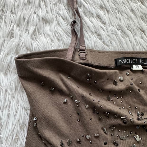 MICHEL KLEIN 일본빈티지 y2k 나시 미쉘클랑 빈티지나시 38