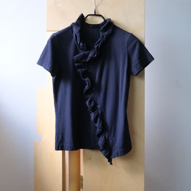 2001 Frill Asymmetric Blouse