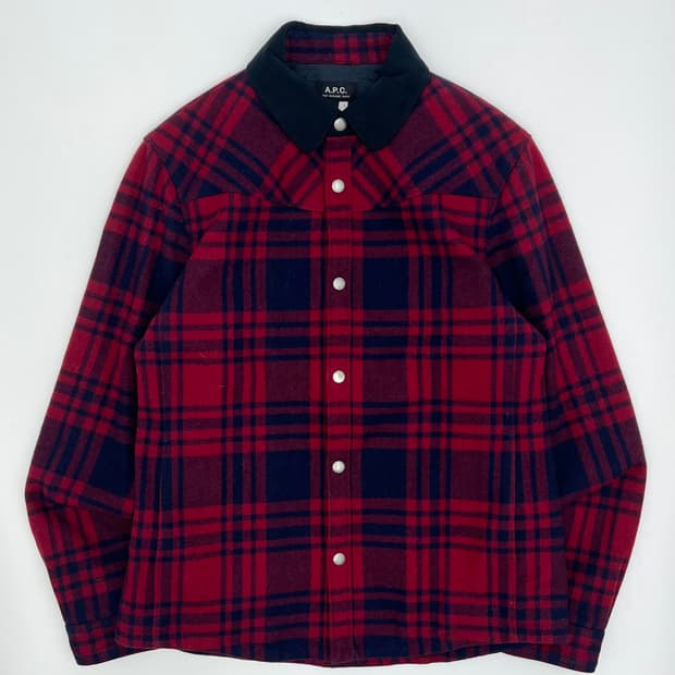 아페쎄 울 버튼 자켓