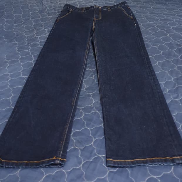 페이탈리즘 #0260 Crease 세미 와이드 핏 데님팬츠 (48)