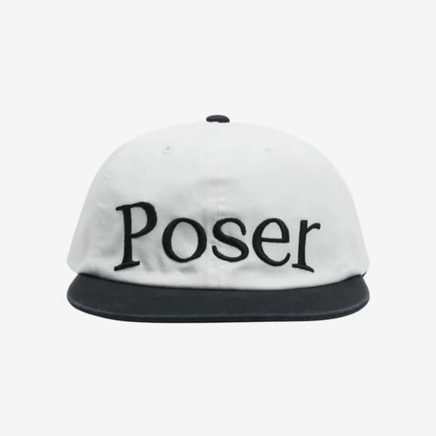 [구보]Poser Vintage Cap, white&black