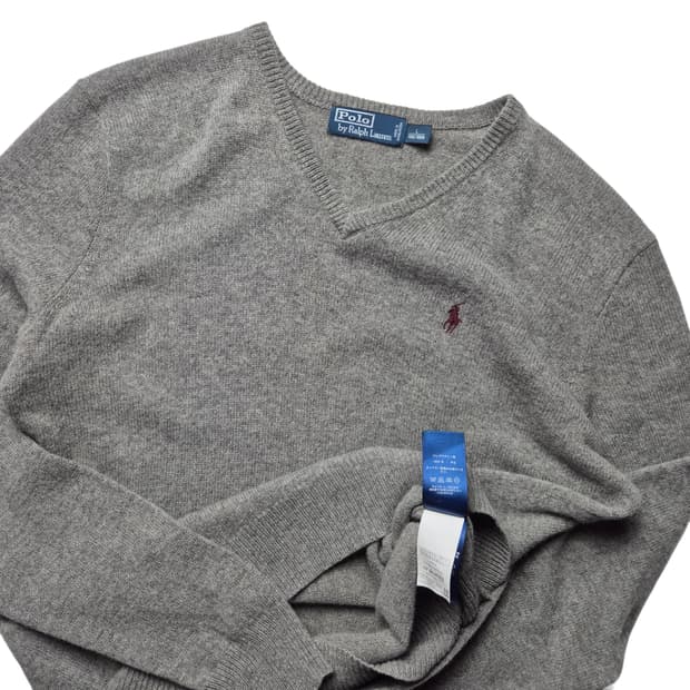 [L] 폴로 랄프로렌 v넥 울니트