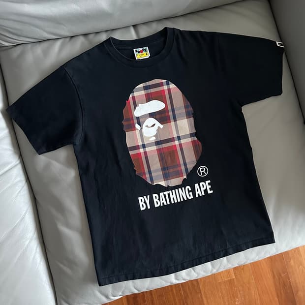 베이프 체크 빅헤드 반팔 M