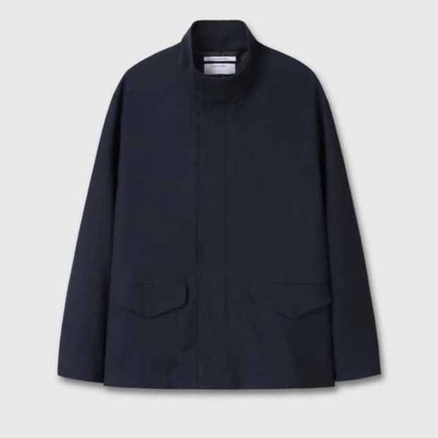 M 에피센터 투어리스트 울 블랜드 필드 파카 네이비