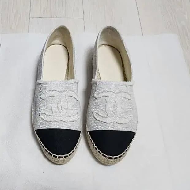 샤넬 클래식 린넨 에스파듀 37