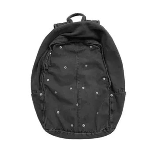 더콜디스트모먼트 TCM rivet denim backpack