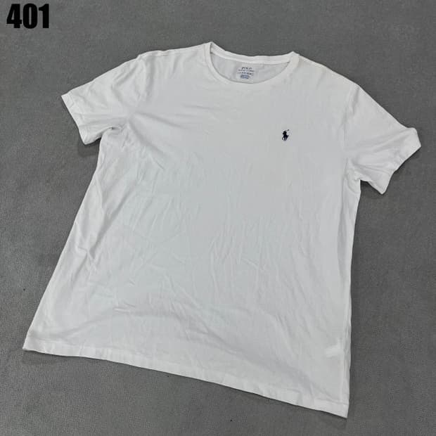 폴로 화이트 반팔티 