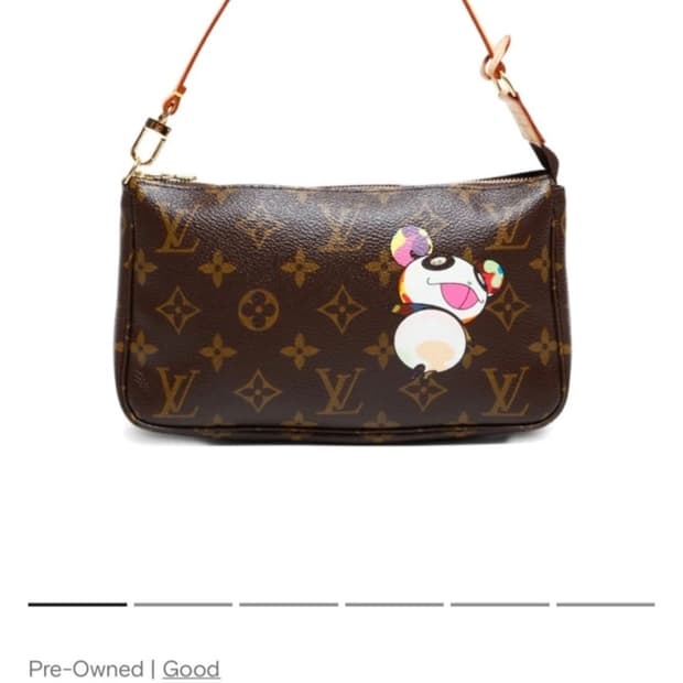 루이비통x무라카미 콜라보 팬더가방