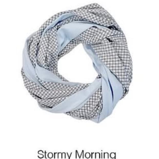 지초이 JX layered stole (stromy morning)스카프