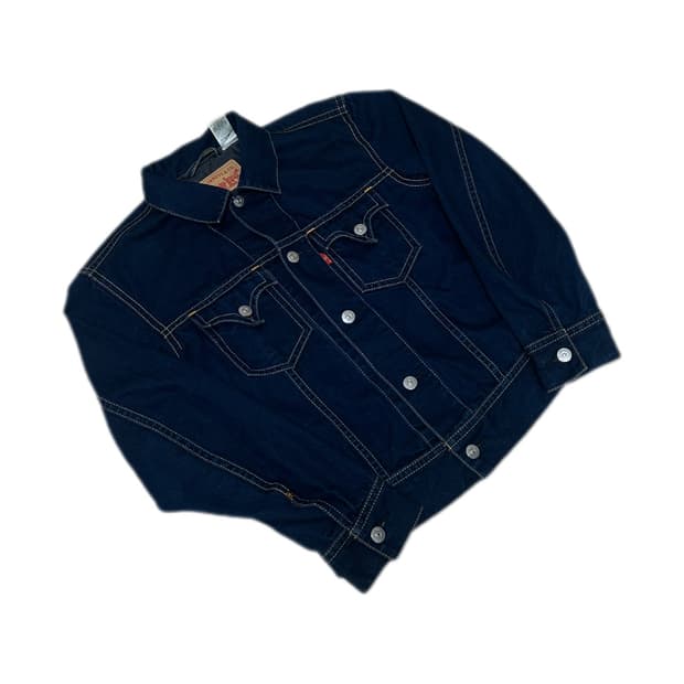 리바이스 타입 1 아이코닉 진청 데님셔츠
