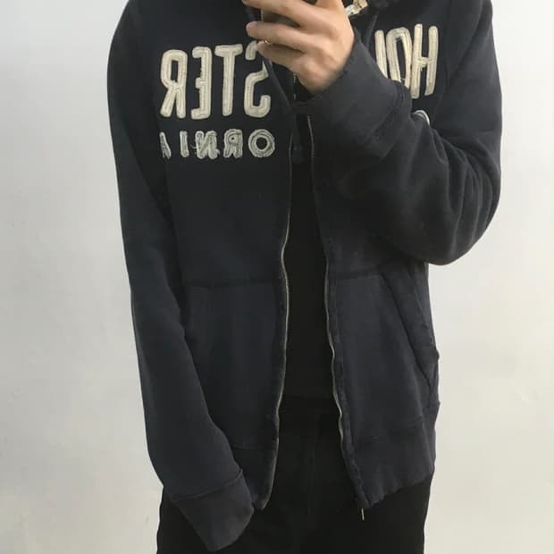 [L] 홀리스터 Y2k 올드스쿨 후드집업