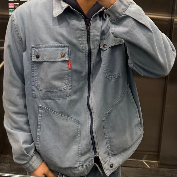 70s-80s French work jacket