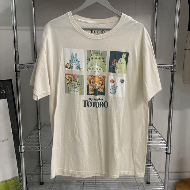 지브리 토토로 오피셜 애니메이션 티셔츠