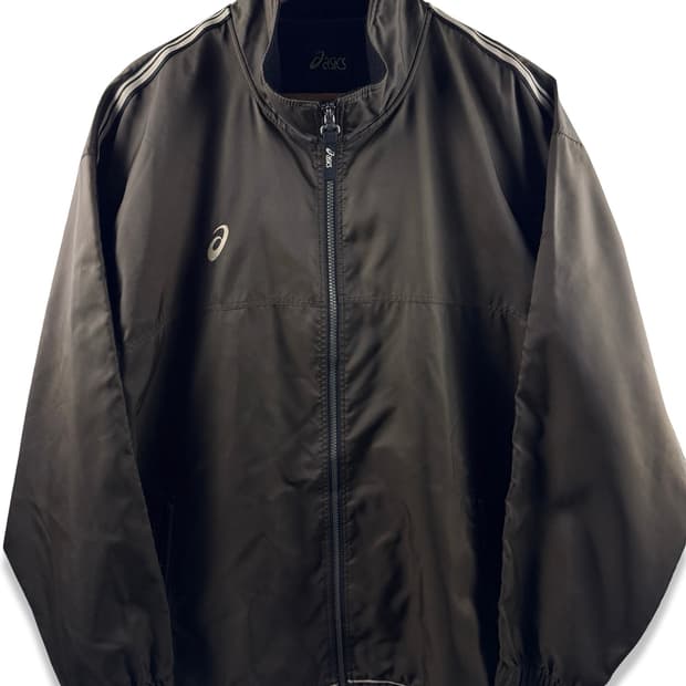 아식스 올드스쿨 브라운 바람막이2230