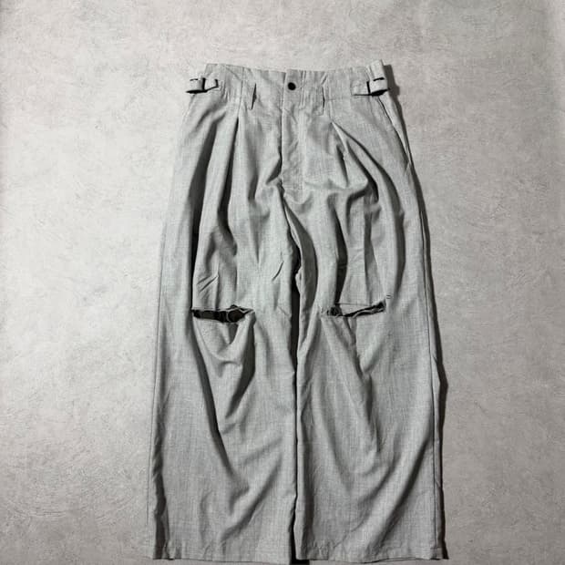 안셀름 울 데미지 슬랙스