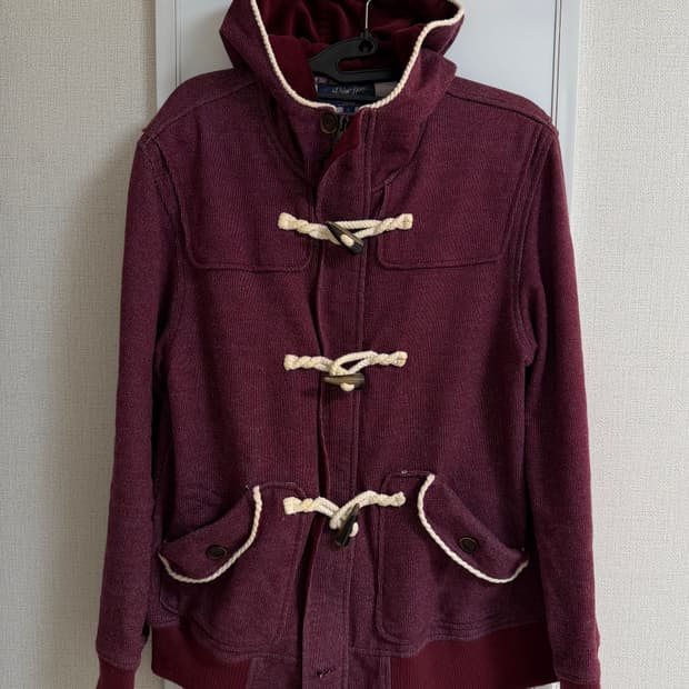 japanses vintage 떡볶이 코트 후드집업