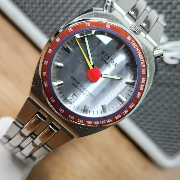 # westar 빈티지 레트로 불헤드 남성 명품시계 급처 / 스위스무브